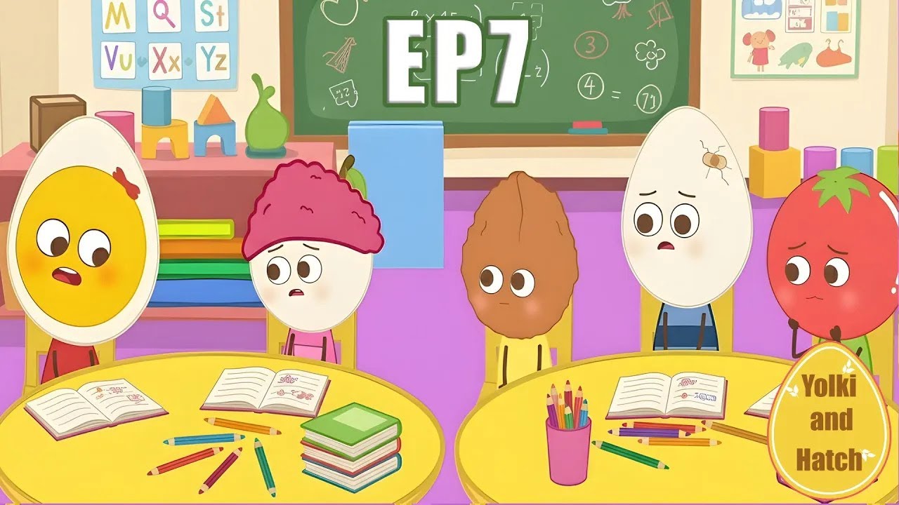 What Did Yolki and Hatch Do in Summer Vacation? | EP 7 | English Dubbed Animated Cartoon for Kids