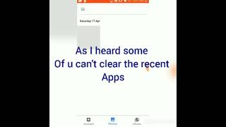 how can we clear the recent apps in lenovo mobile screenshot 2
