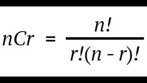 The nCr formula in MIPS