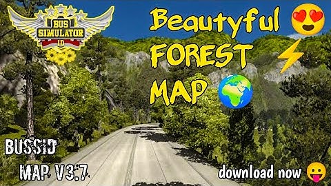Bussid map V3.7_ Download Detailed Road Map Mod 🌍 For bus simulator Indonesia 😜// Danger map mod