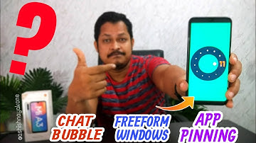 Mi A3 On Android 11 | How to Enable Chat Bubble, Freeform Windows, App Pinning, | Genuine Features 🔥
