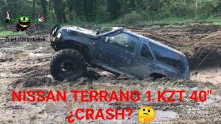 NISSAN TERRANO 1 KZT 40" MAXXIS TREPADOR MUDDING, FOCHANKA BARRO, 4X4 GALICIA OFF ROAD CRASH?? 🙈🤔