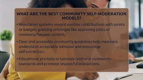 What Are The Best Community Self-moderation Models? - Everyday-Networking