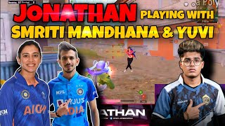 JONATHAN PLAYING WITH SMRITI MANDHANA & YUZVENDRA CHAHAL | VIVONE | INDIAN CRICKETER | MN squad