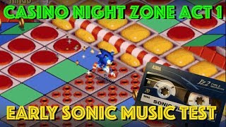 Revealed! - Never Heard Sonic 3D Casino Night Zone Music Demo