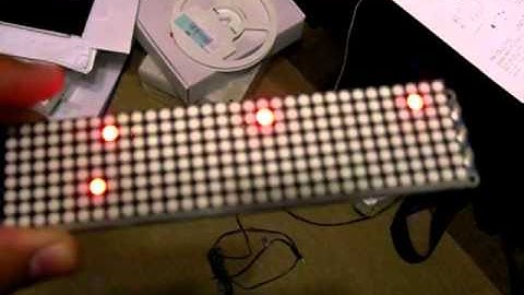 Particles collisioning with arduino & leds