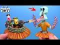 SpongeBob vs The Tentacle Terror with Clay | Roman Clay Tutorial