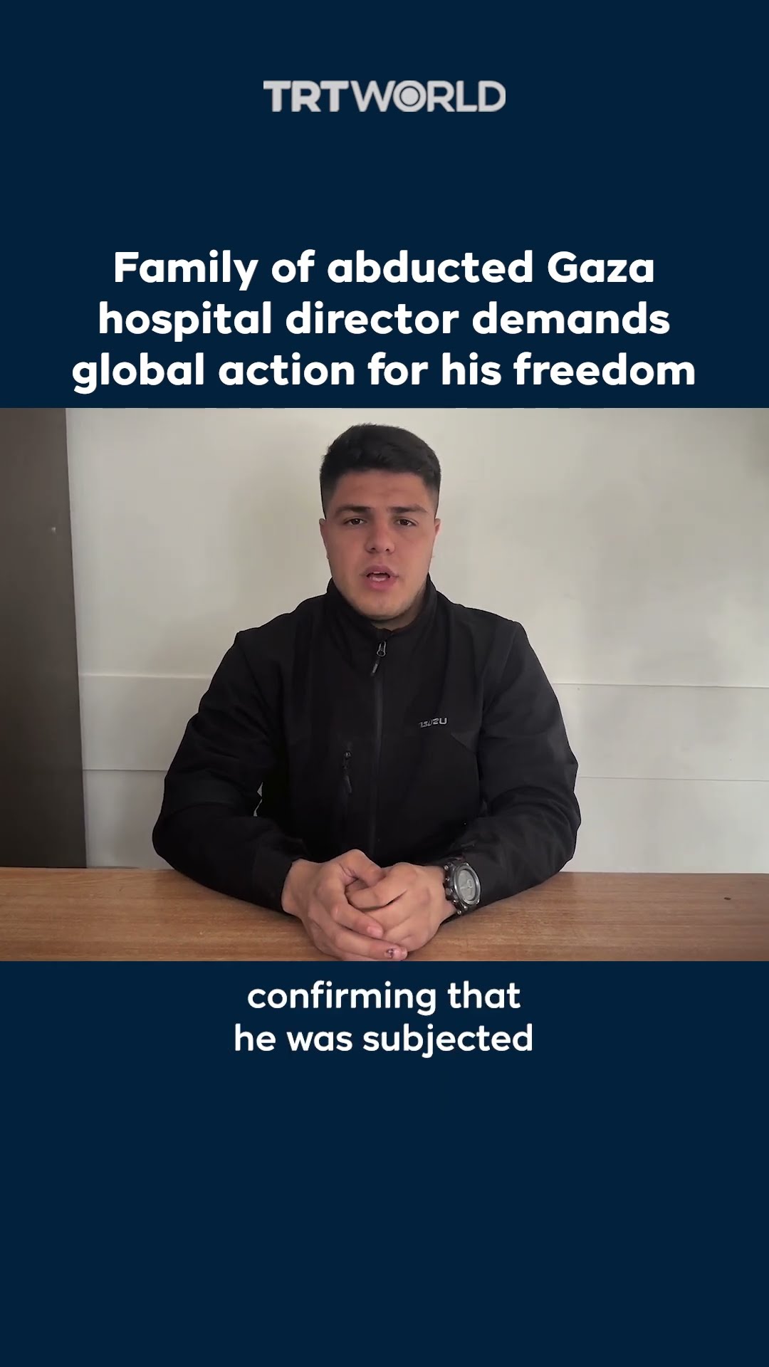 Family of abducted Kamal Adwan Hospital director demands global action for his freedom