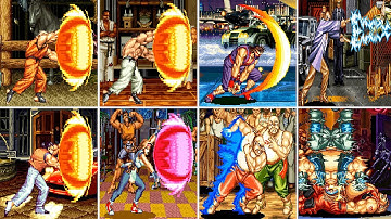 Art of Fighting 2 - All Taunt / Super and Desperation Moves 4K 60FPS