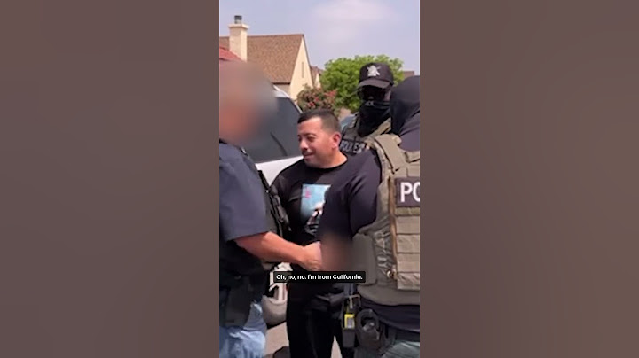 🚨NEW! Watch #ICE officers stop the driver of a vehicle obstructing LA operations
