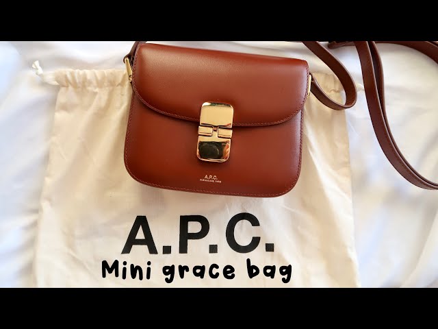 A.P.C. GRACE SMALL BAG FULL REVIEW + HOW TO STYLE! Better than Celine Box  Bag? 😍 