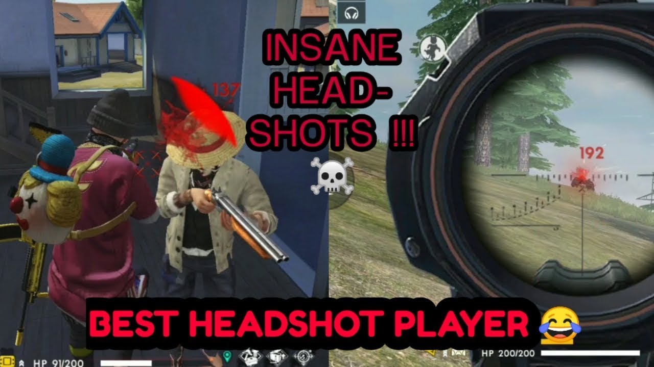 Free Fire Best Headshots Kills Montage Youtube