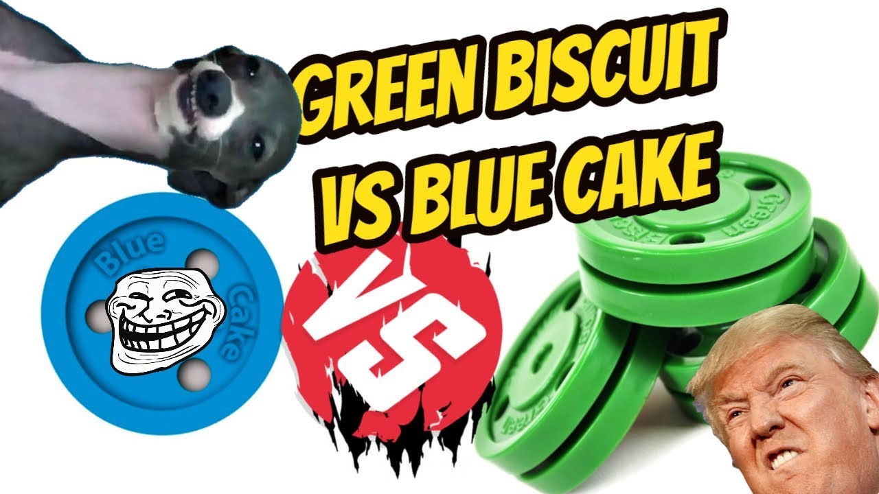 Битва Шайб/ Green Biscuit VS Blue Cake YouTube