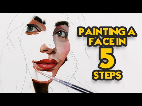Video: How To Paint A Face