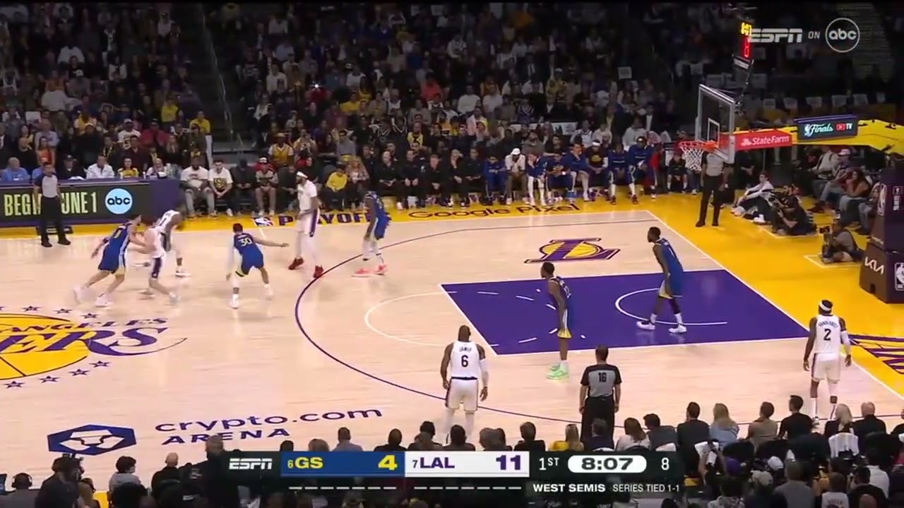 Above the Rim Cameras-Los Angeles Lakers vs. Golden State Warriors 2/11/23  - %{league} Live Stream on Watch ESPN