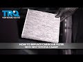 How to Replace Cabin Air Filter 2012-2017 Toyota Camry