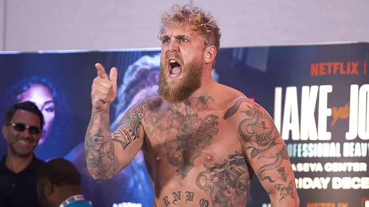 Jake Paul • Commission Weigh in | Vs. Anthony Joshua | Netflix Boxing