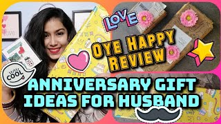 Oye Happy Customised Gifts Unboxing & Review | Budget Anniversary Gifts For Husband & Boyfriend
