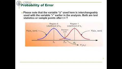Recording 9&10 Digital Communications (Probability of Error Calculations Part I)
