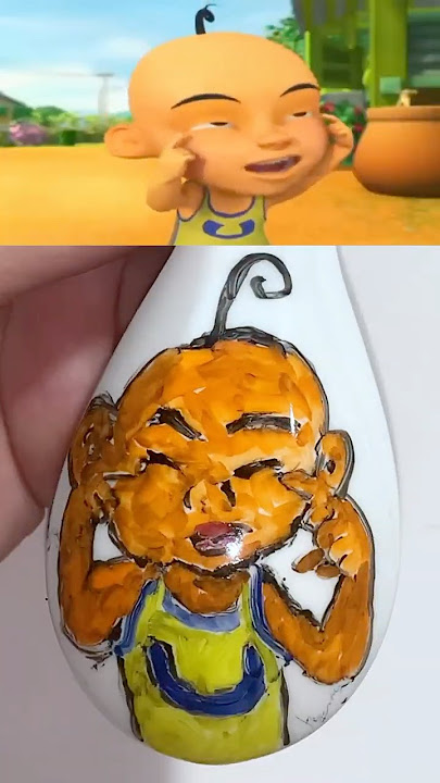 I drew Upin & Ipin from Cartoon BUT Sprunki incredibox (water Painting Pen)