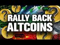 The “Rally Back” ALTCOINs REVEALED! My Top HODLs