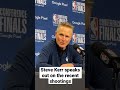 An emotional Steve Kerr speaks out 🙏🏾 #nba #bballunlocked #playoffs