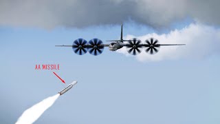 Russian "Bear" Bomber destroyed by Fire | US Anti-air missile vs Russian Aircraft | ARMA 3: Milsim