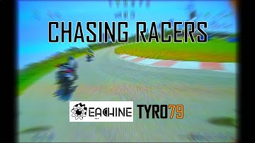 Eachine TYRO79 // CHASING RACERS // Kartodromo - Dvr