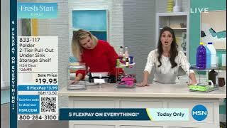 Polder 2Tier PullOut Under Sink Storage Shelf