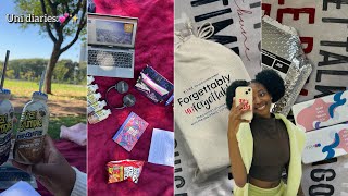 Uni diaries Ep6📚: Study Picnic, PR packages, Unboxing || UJ student || South African YouTuber💕