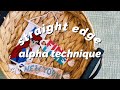 HOW TO: straight edge alpha technique!