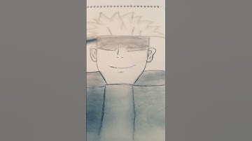 How to draw gojo satoru easy for beginners anime drawing tutorial