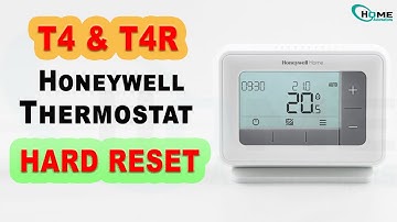 How to Reset Honeywell T4 and T4R Thermostat: Quick Guide