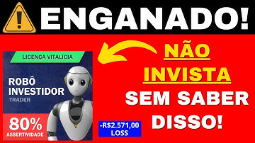 Robô investidor trader FUNCIONA MESMO? Robo investidor trader É BOM? Robo investidor trader