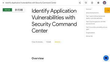 Identify Application Vulnerabilities with Security Command Center