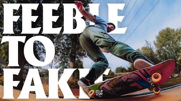 HOW TO FEEBLE TO FAKIE | MINI RAMP TRICK TIP