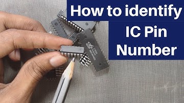 How to read / identify / check  Ic pin number [ CC ]