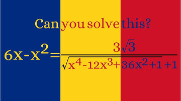 Romanian Mathematical Magazine equation