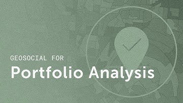 Geosocial Use Case: Portfolio Analysis