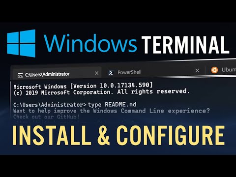 Video: Terminal Installeren Op Windows