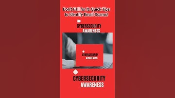 Don’t Fall for It: Quick Tips to Identify Email Scams! #cybersecurity #video #2024 #fyp