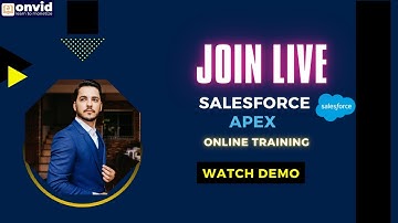 Master Salesforce Apex Development | Free Demo Session | ONVID | Call -+917004620012