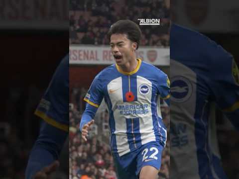 Mitoma Fires Home At Arsenal In Classic Cup Win #brightonandhovealbion #arsenal