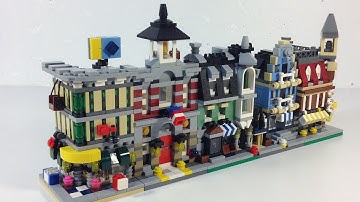 LEGO 10230 Mini Modulars 1356 Pieces - Compared to Full Size Modulars - review