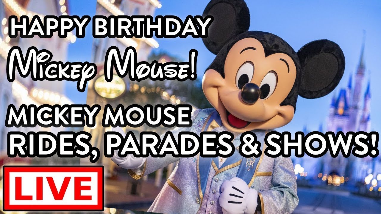 Happy 97th Birthday Mickey Mouse! - All Mickey Rides, Parades