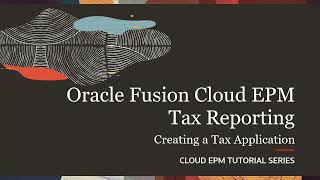 Creating a Tax Reporting Application video thumbnail