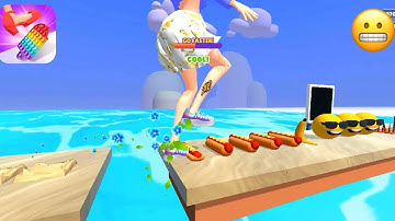 ASMR Mobile Games!! Very satisfying and relaxing ASMR step on game | Gameplay