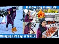 வரலாறு காணாத குளிர் / பனி | Day in My life Snow Day | Record Cold Weather | Seattle | USA Tamil VLOG