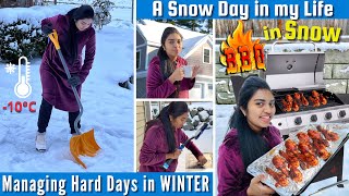 வரலாறு காணாத குளிர் / பனி | Day in My life Snow Day | Record Cold Weather | Seattle | USA Tamil VLOG