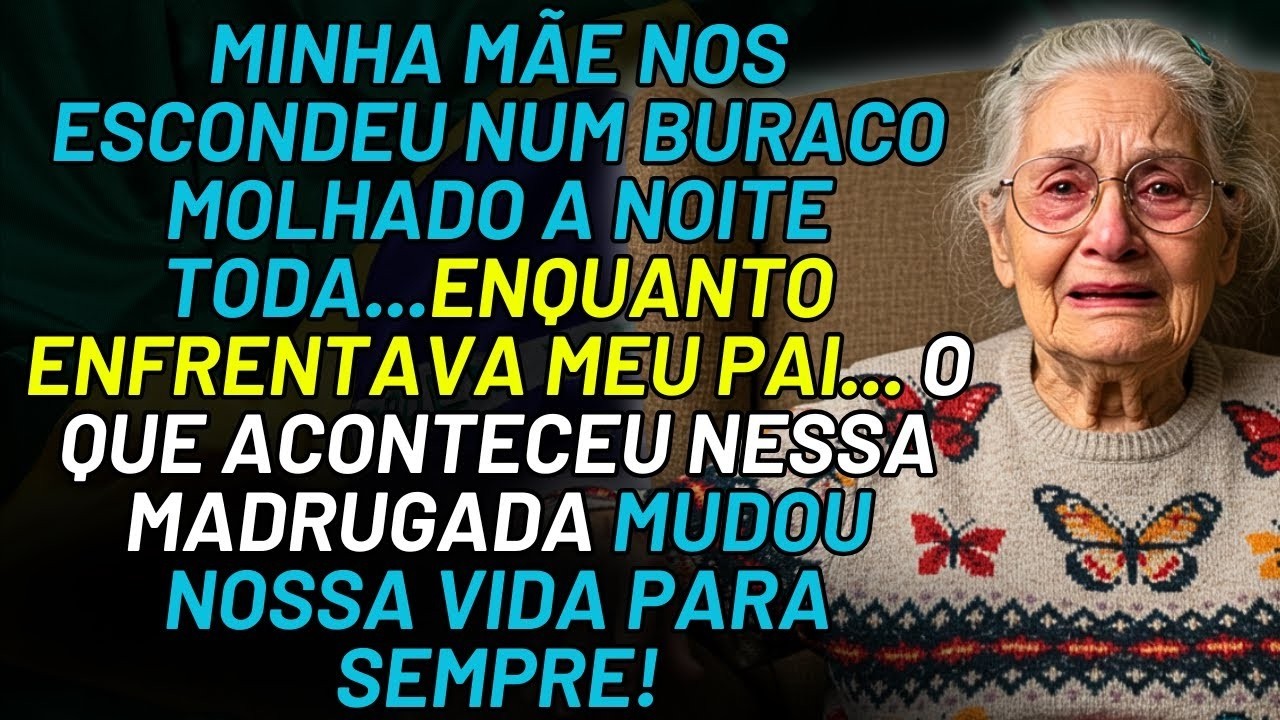 HISTÓRIA REAL DESTA AVÓ 👵💔 MINHA MÃE ESCONDEU EU E MEUS IRMÃOS EM UM BURACO MOLHADO    ENQUANTO